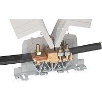 Силовая клемма Viking 3 - вывод под наконечник - вывод под кабель - шаг 42 мм | код 039017 |  Legrand